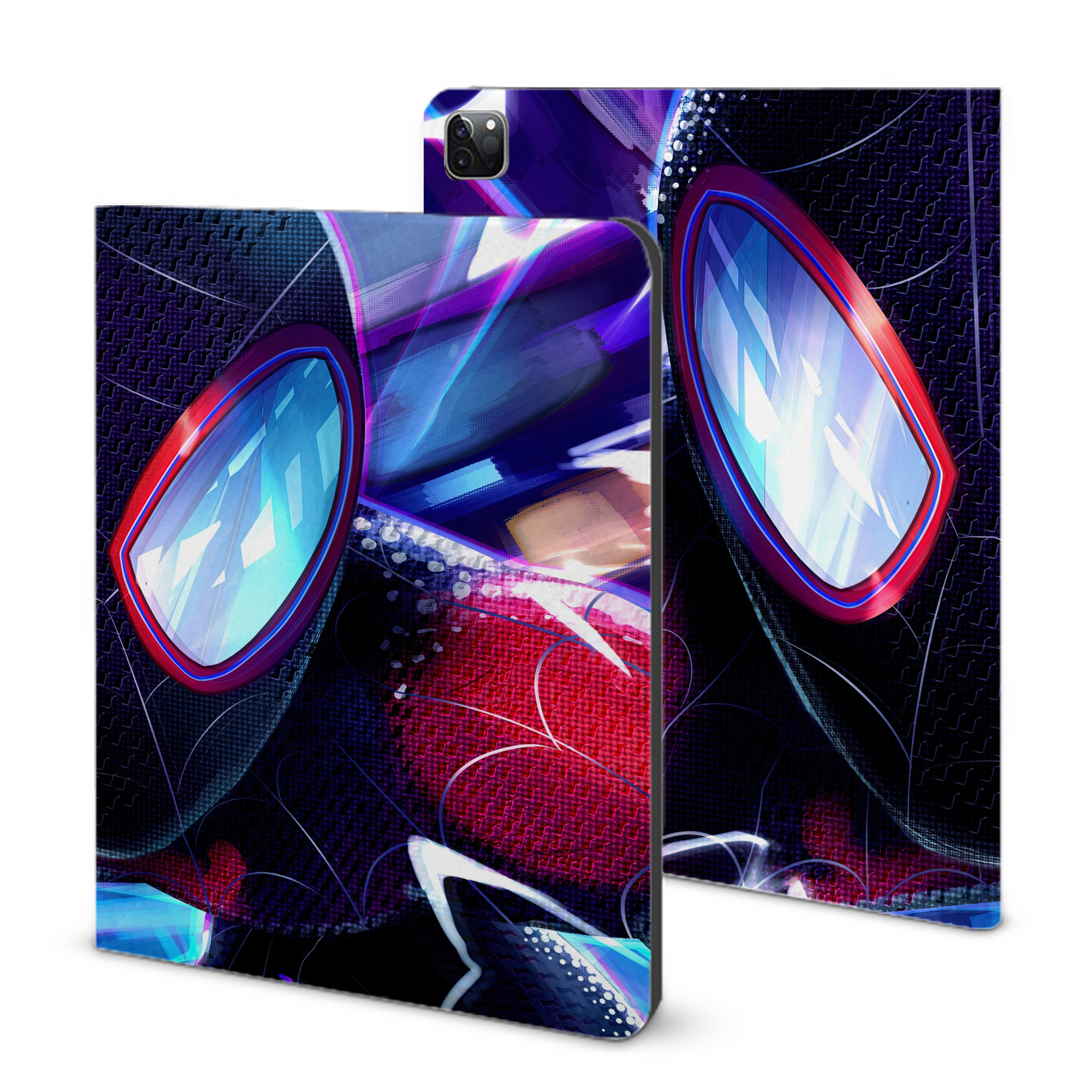 （画像用） Spider Man スパイダーマン IPad ケース ブック型 PUレザー TPU 耐衝撃 軽量 薄型 ペン収納なし 全面保護 IPad 各モデル対応